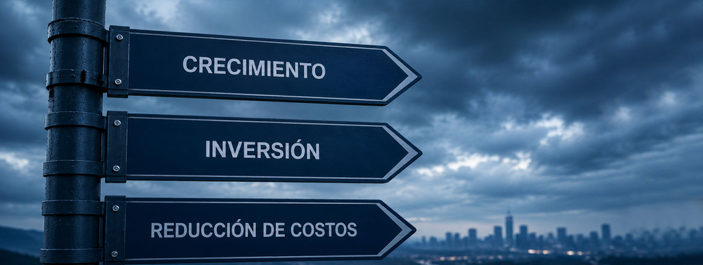 Señales en una misma dirección que representan reglas claras de gestión en una empresa familiar
